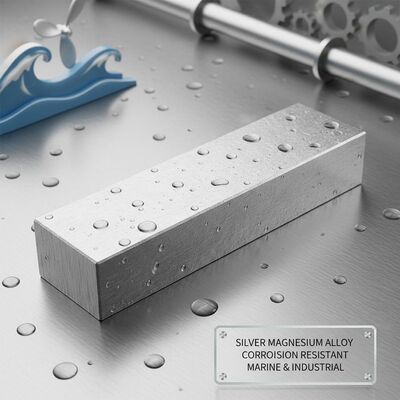 Tecnologia de Processamento de Fundição de Barra de Liga de Magnésio e Prata, Material Resistente à Corrosão Adequado para Aplicações Marinhas e Industriais