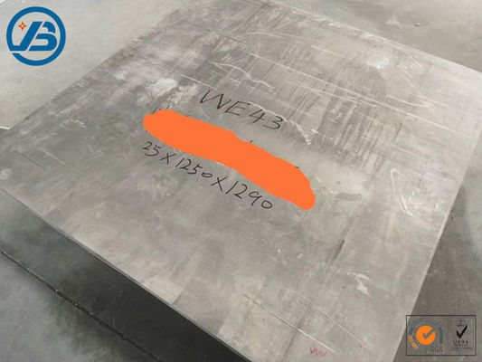 Fornecedores da chapa metálica da liga do magnésio We43 para gravura a água-forte, gravura, o espaço aéreo, avião